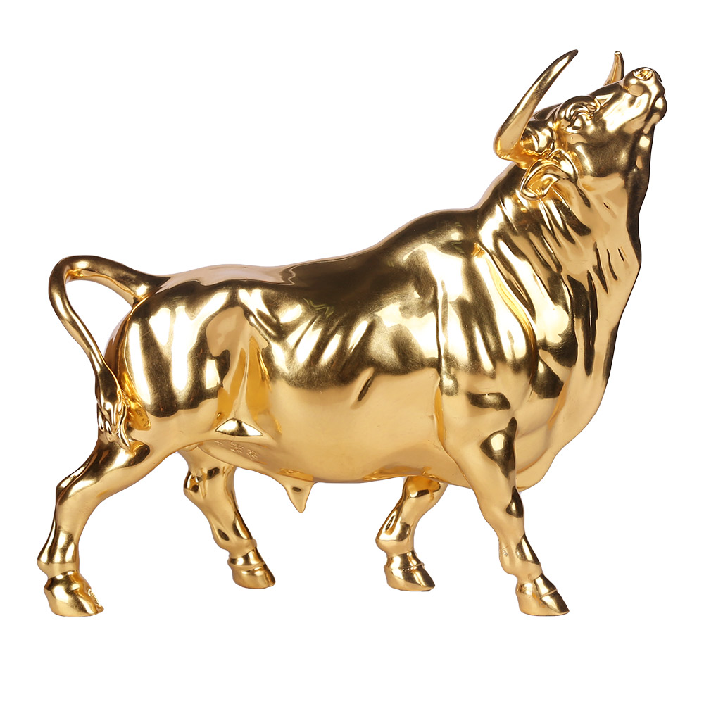 金蜗牛牛气冲天家用室内摆件