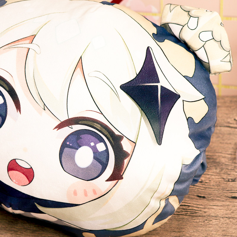 二次元原神游戏周边动漫可莉刻晴派蒙七七兔兔伯爵毛绒捂暖手抱枕