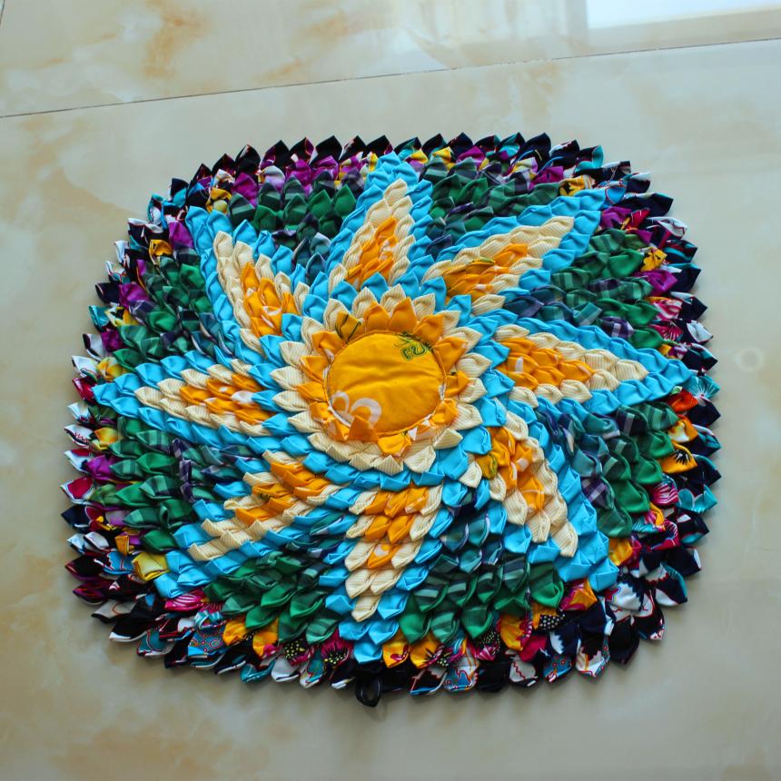 泰国手工拼布坐垫榻榻米布垫椅垫创意东南亚风格椅垫