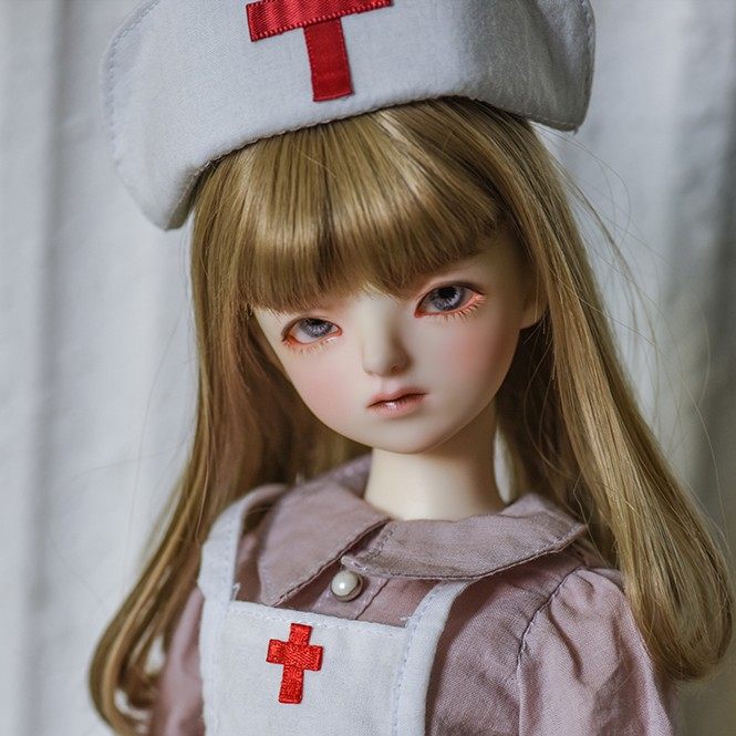 tl正版14bjd女娃娃sd四分女裸娃小护士妹妹安娜anna8折送官妆