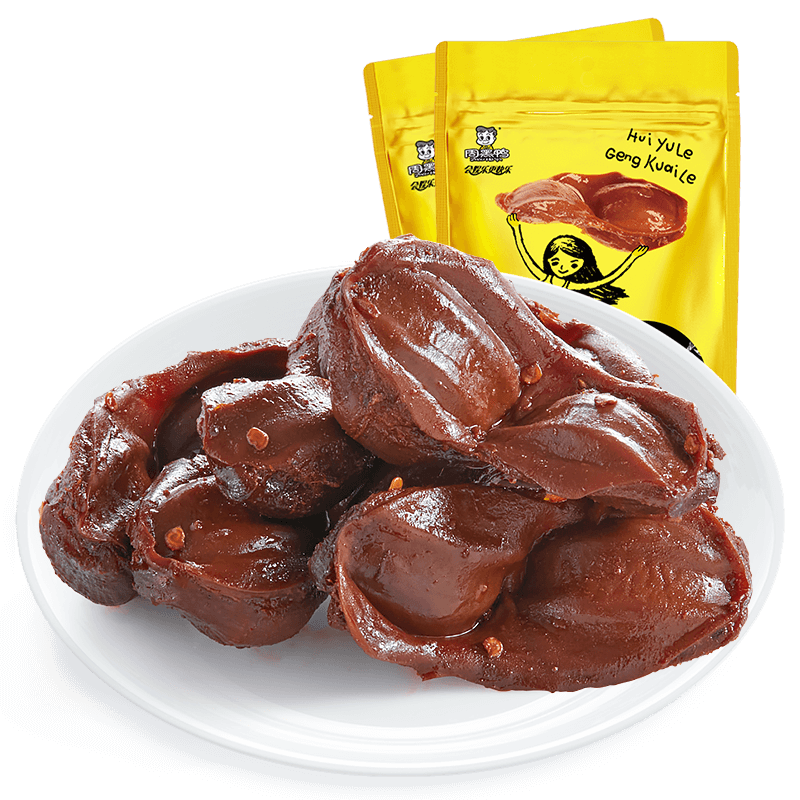 周黑鸭卤鸭胗鸭肫110g*1袋真空小包装武汉特产肉类卤味零食小吃的