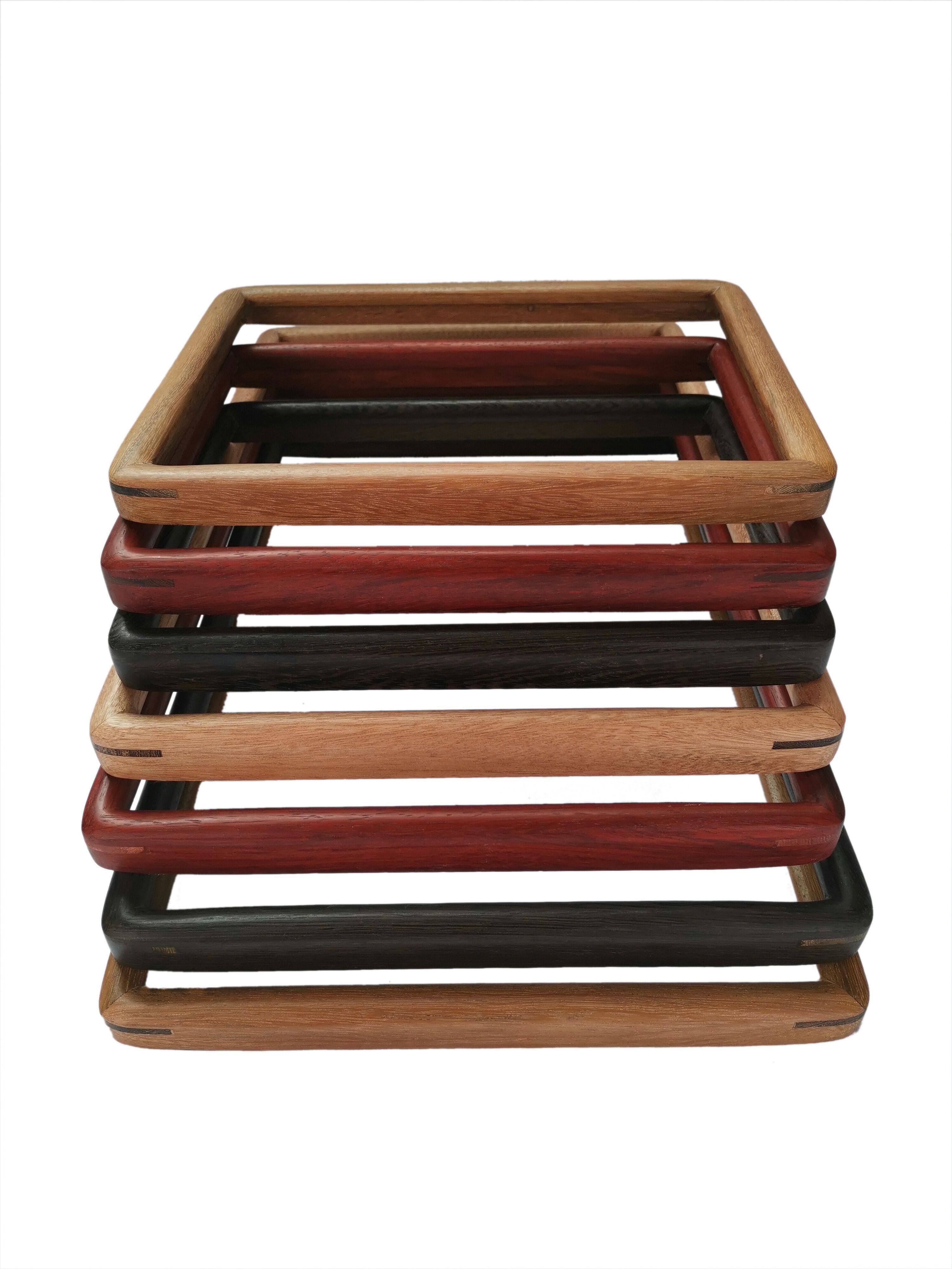 圆角榫卯实木画框书法作品字画装裱相框定制尺寸书法