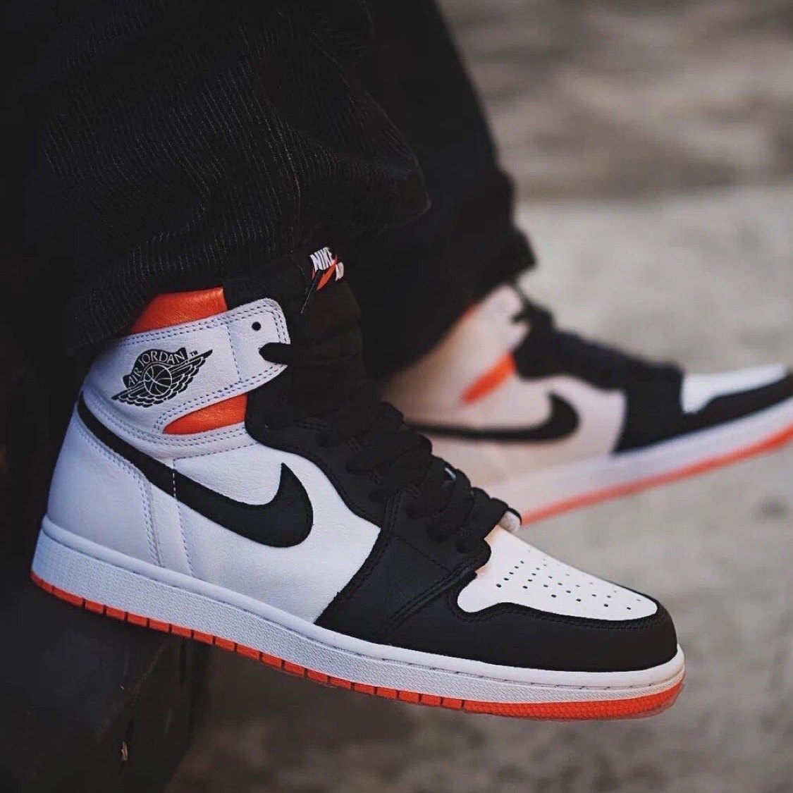 airjordanaj1黑白扣碎高帮篮球鞋555088575441180篮球鞋