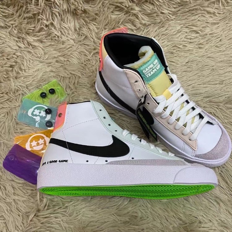 nike耐克blazermid英雄联盟lpl电玩女子运动鞋板鞋板鞋