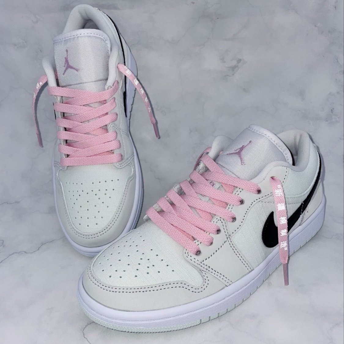 airjordanlowaj1粉绿蒂芙尼樱花花粉cz0776300篮球鞋