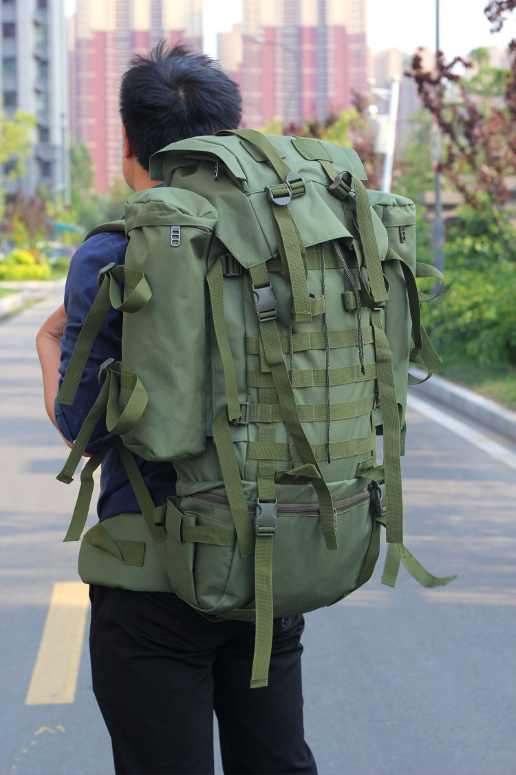 80升登山包双肩户外防水轻便徒步背包大容量旅行双肩背包