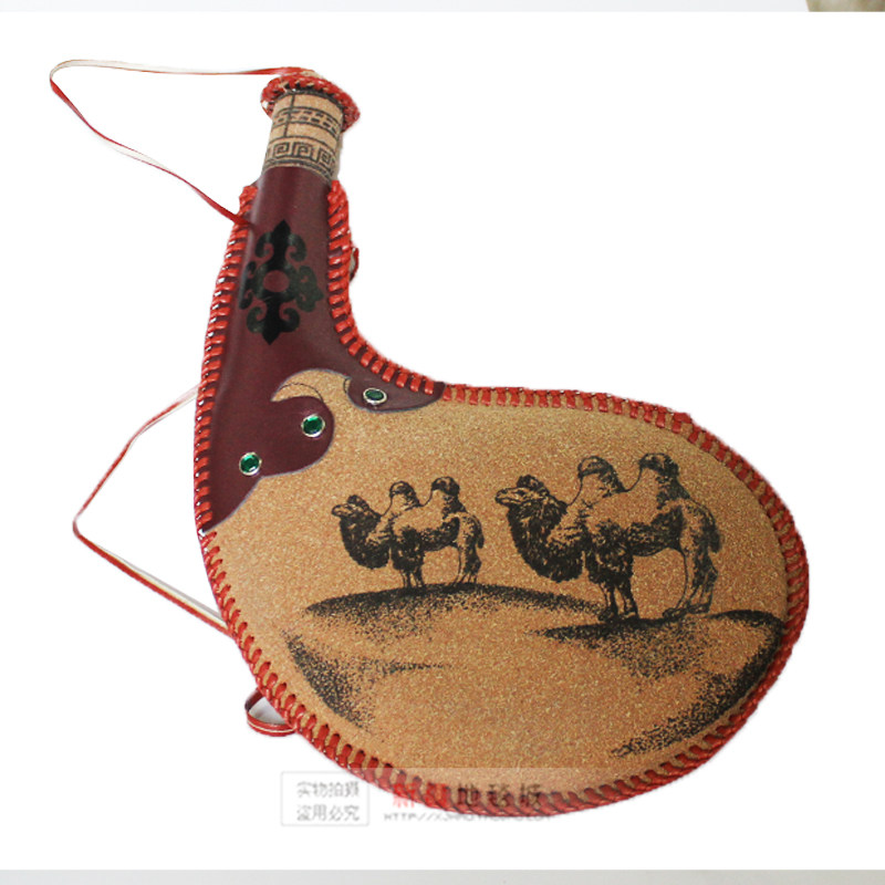 特色皮囊新疆蒙古西域工艺草原水壶水袋牛皮蒙古族皮囊酒壶