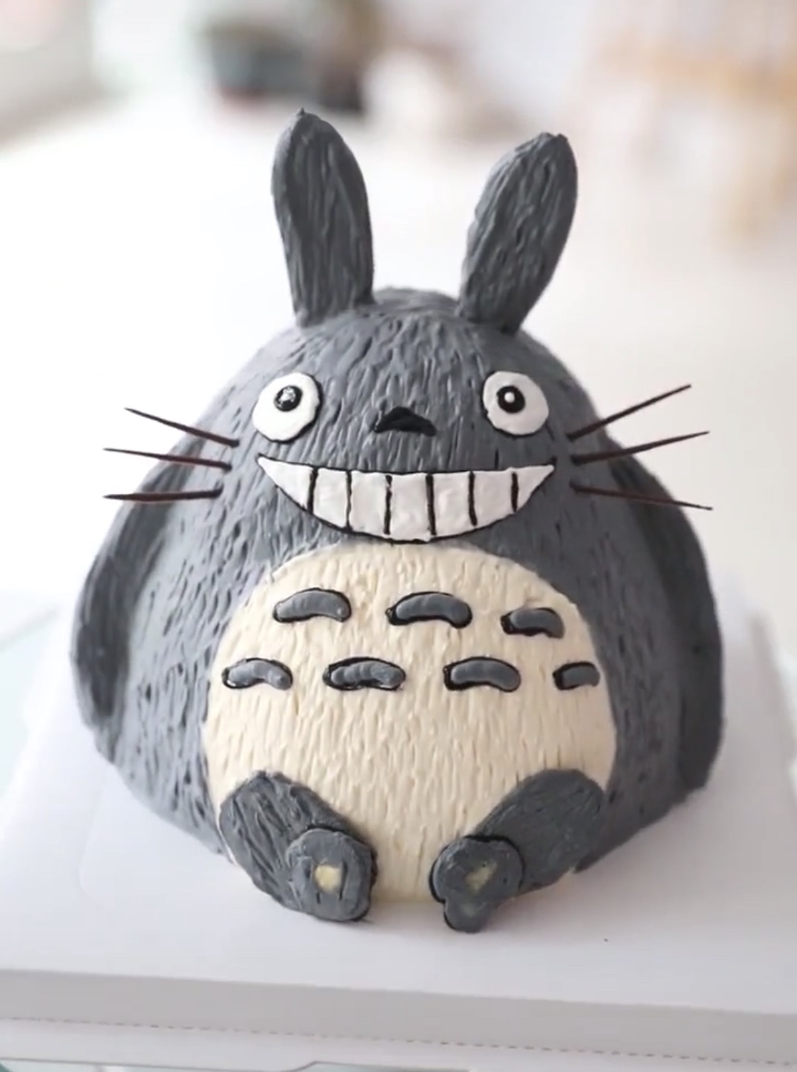 羽浵3d立体造型龙猫蛋糕儿童卡通私房定制新鲜蛋糕