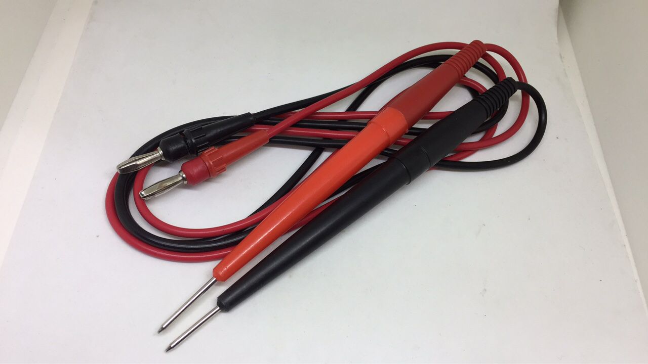 万用表表笔500型 测试笔 仪器表笔 红黑测量线笔 可拆焊式