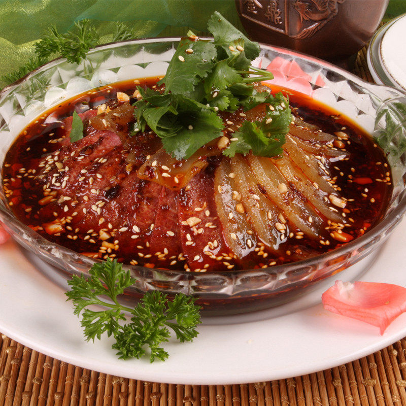 红油麻辣夫妻肺片自贡盐帮菜凉拌菜250g即食凉菜