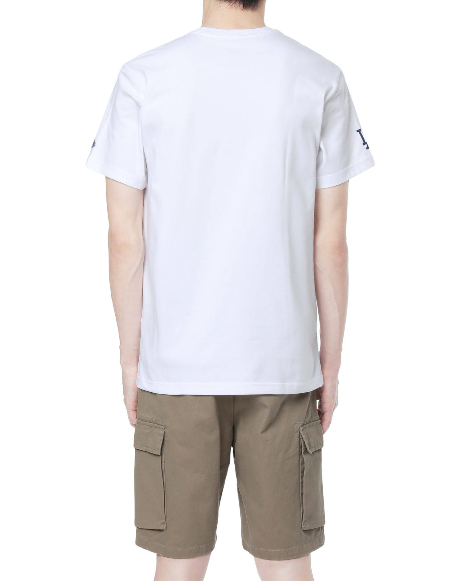 华人潮社mlbnewera夏男简约高尔夫球字母印花短袖t恤