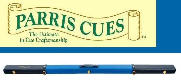 johnparris原装皮制通杆台球杆双色蓝色订做杆盒