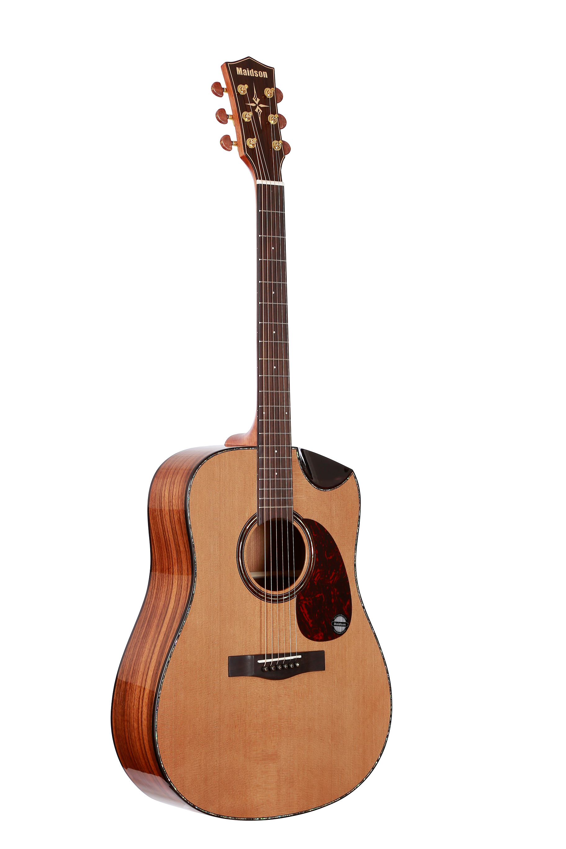 吉他莫德德森缺角民谣单板41寸初学者木吉女生吉他民谣吉他