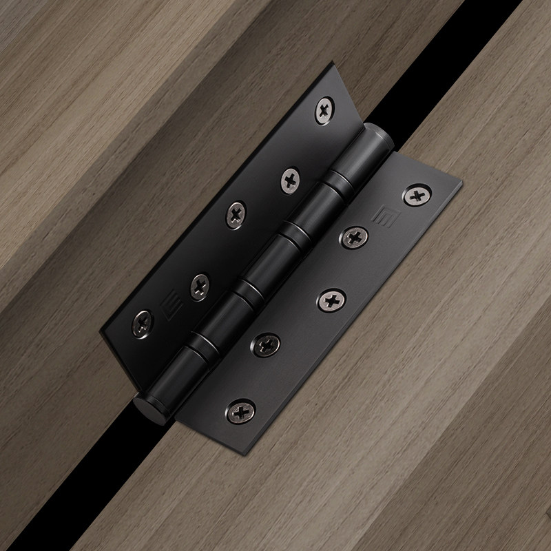 名门五金5寸静音合页不锈钢开槽轴承房门折叠活页平开铰链