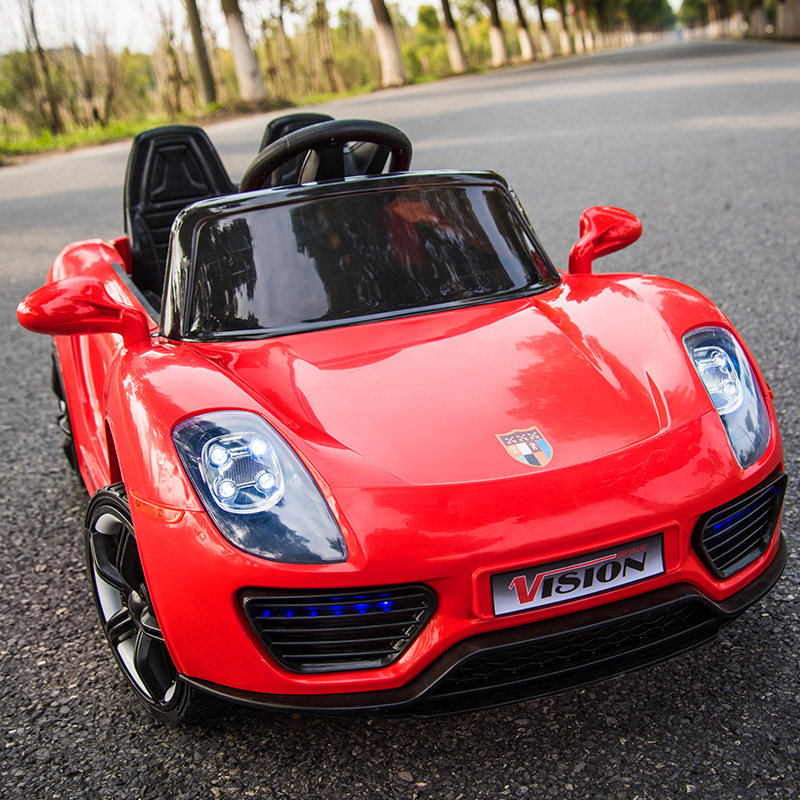 婴儿童电动车四轮可坐遥控汽车1-3岁4-5摇摆童车可坐人宝宝玩具车