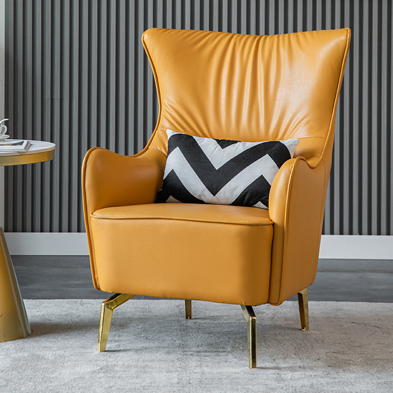 沙发北欧单人老虎高背现代简约意式休闲酒店客厅懒人沙发