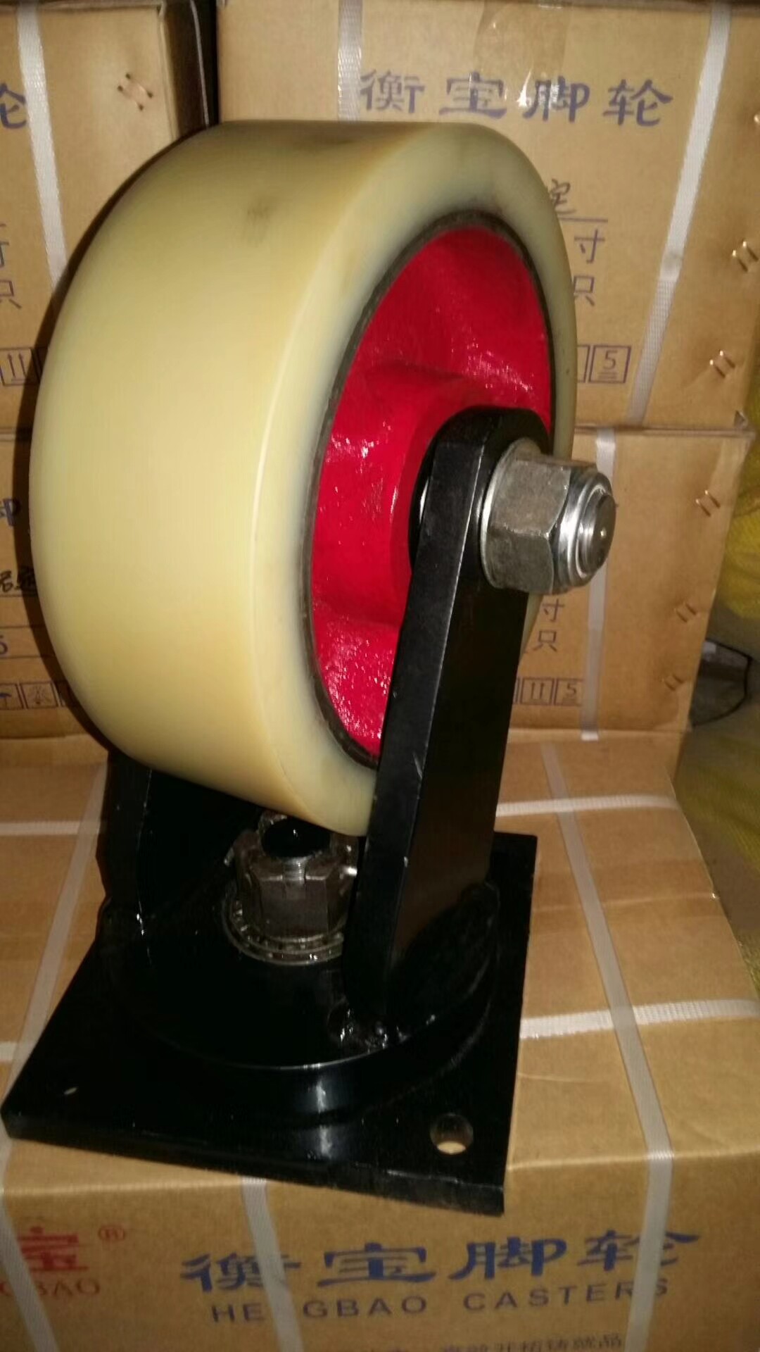 超重型尼龙轮6寸8寸10寸12寸14寸16寸万向轮脚轮轮子载重3-4-5吨