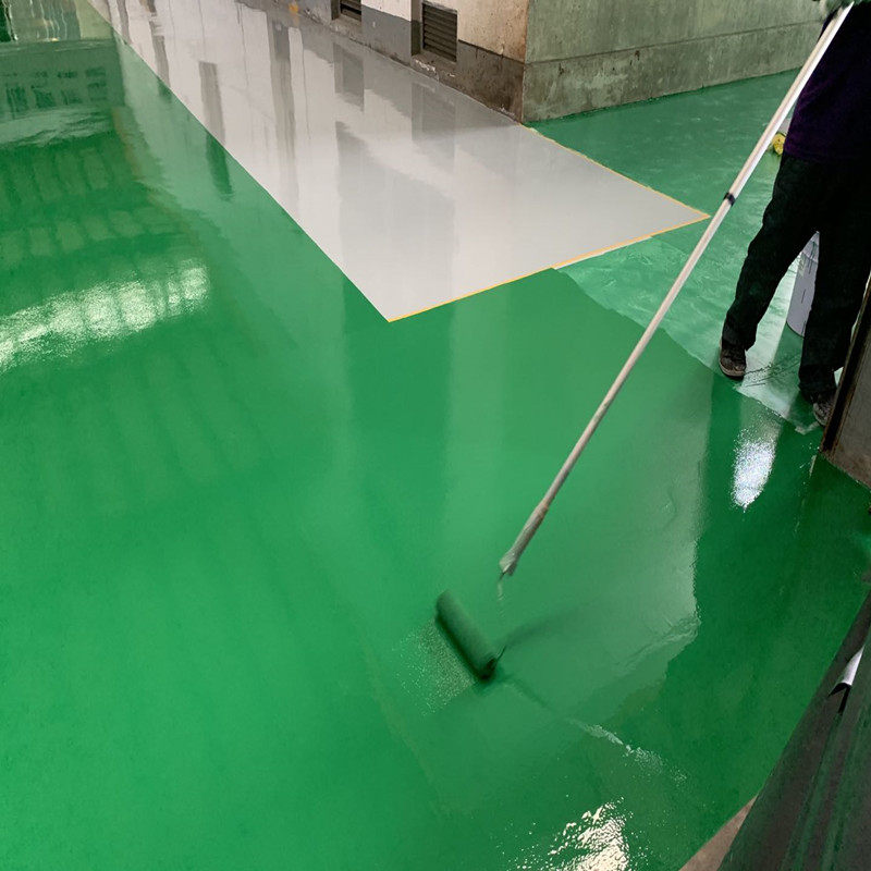 地面吉人环氧地坪水泥耐磨防尘地板漆自流平车间环氧漆地坪漆