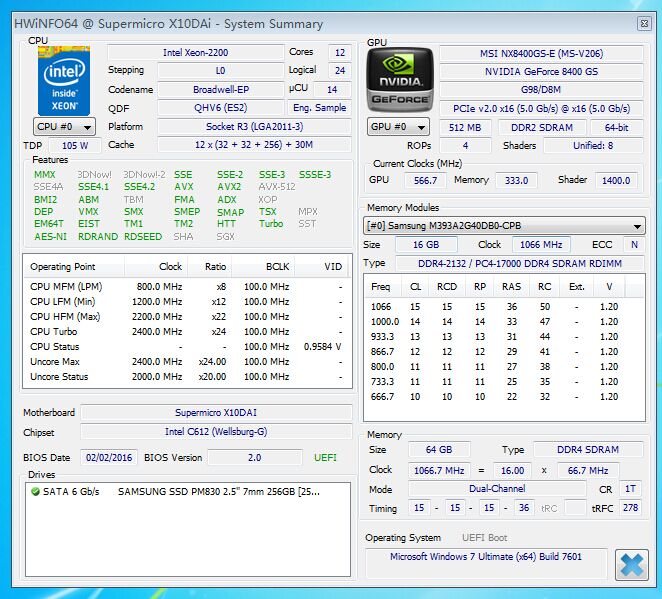 e52650v422g满载23g睿频24g2650v32660v32670v3cpu