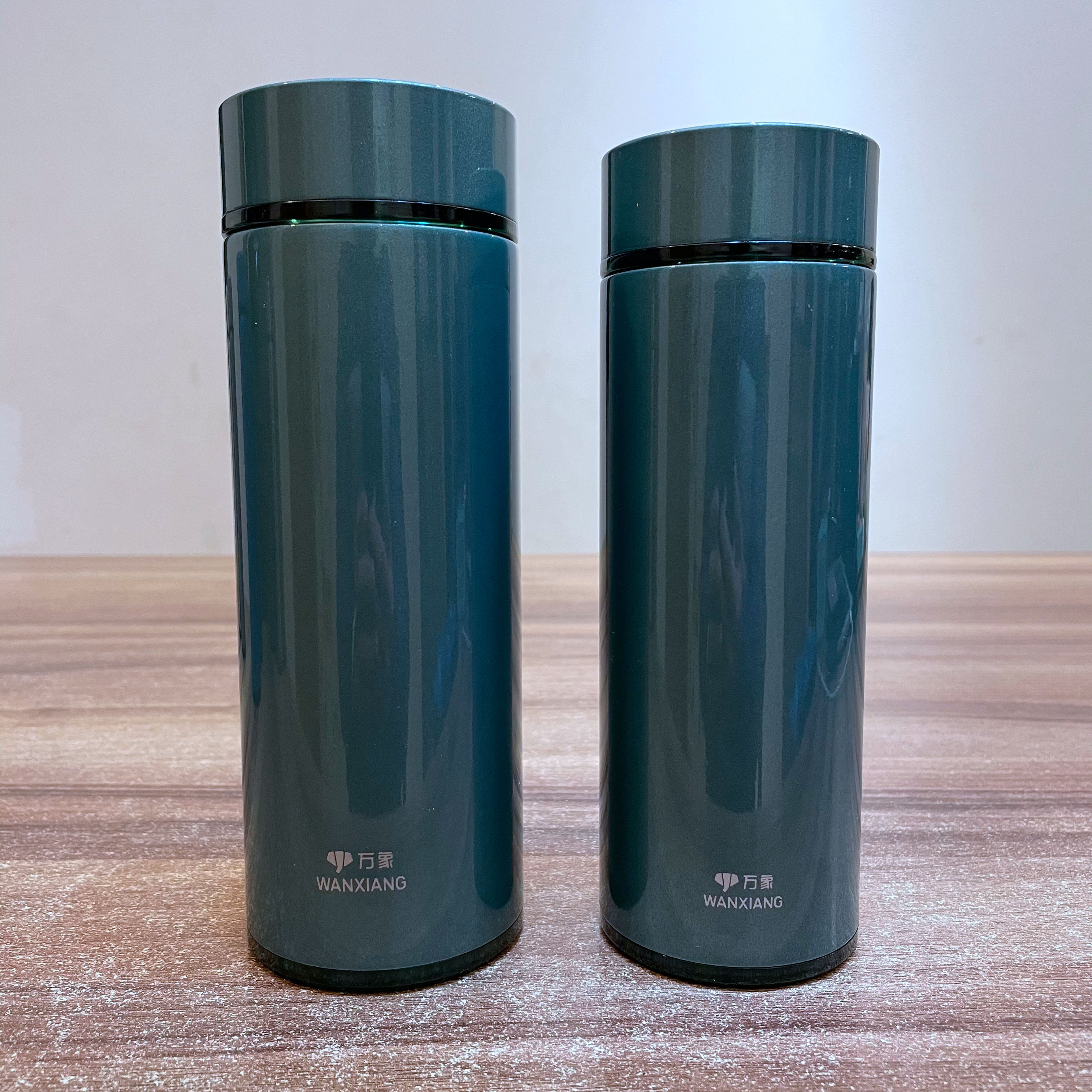 万象商务真空不锈钢男士保温杯带茶便携高端大气保温杯