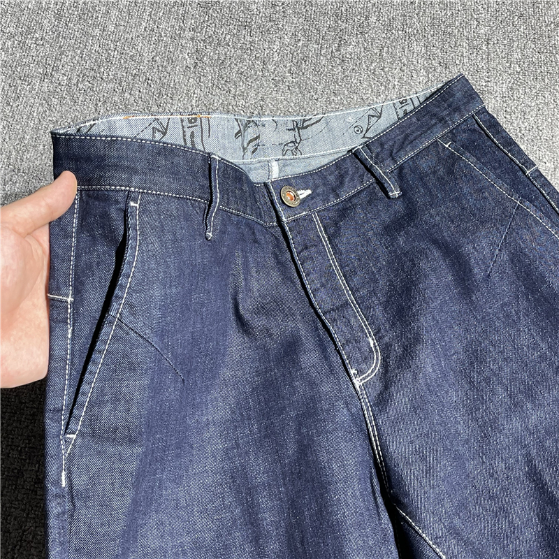 线下799剪标！丹宁牛仔！我敢卖这个价格!外贸尾货休闲直筒牛仔裤