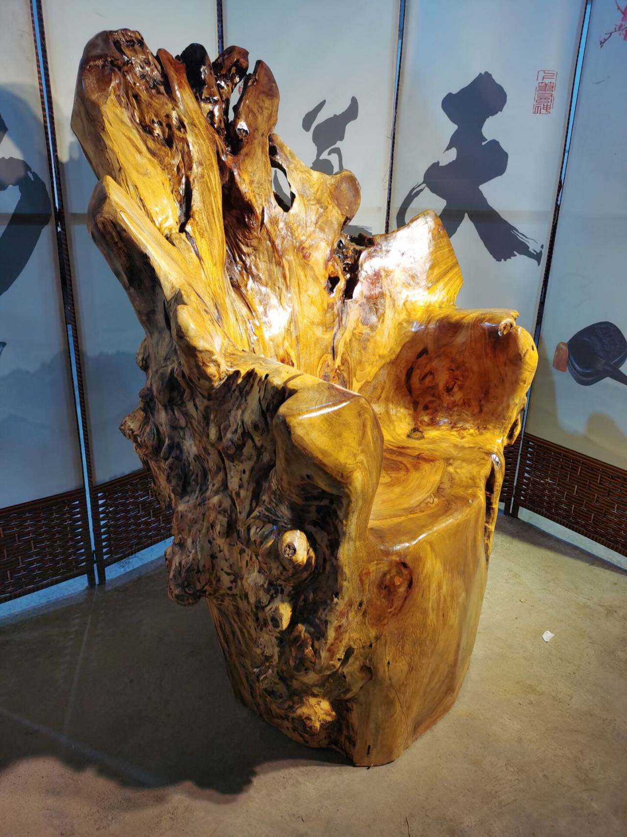 大型天然树根椅子根雕背椅原木凳子茶几茶台根雕凳子