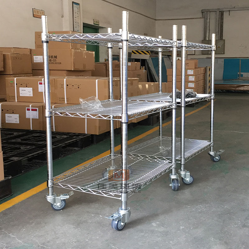 货架深圳镀铬碳钢仓储网线置物家厂直销仓储货架