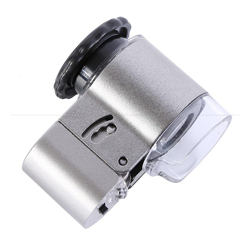 高倍珠宝放大镜高清50倍古玩瓷器鉴宝钻石腰码放大镜