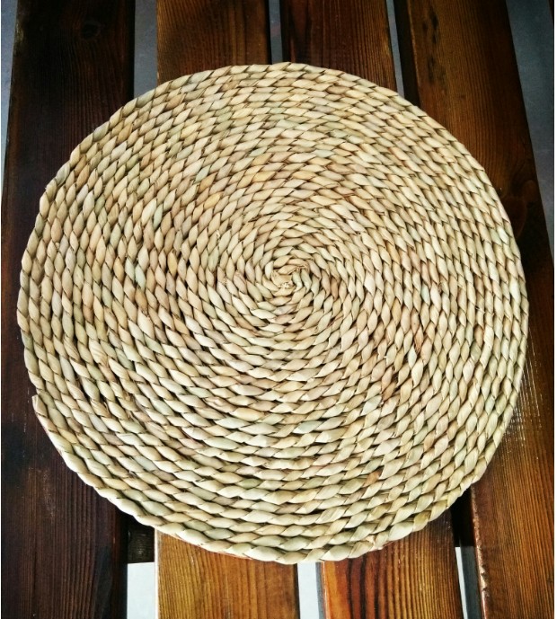 蒲团坐垫地垫蒲草手工杯餐隔热垫桌花盆榻榻米文化创意杯垫