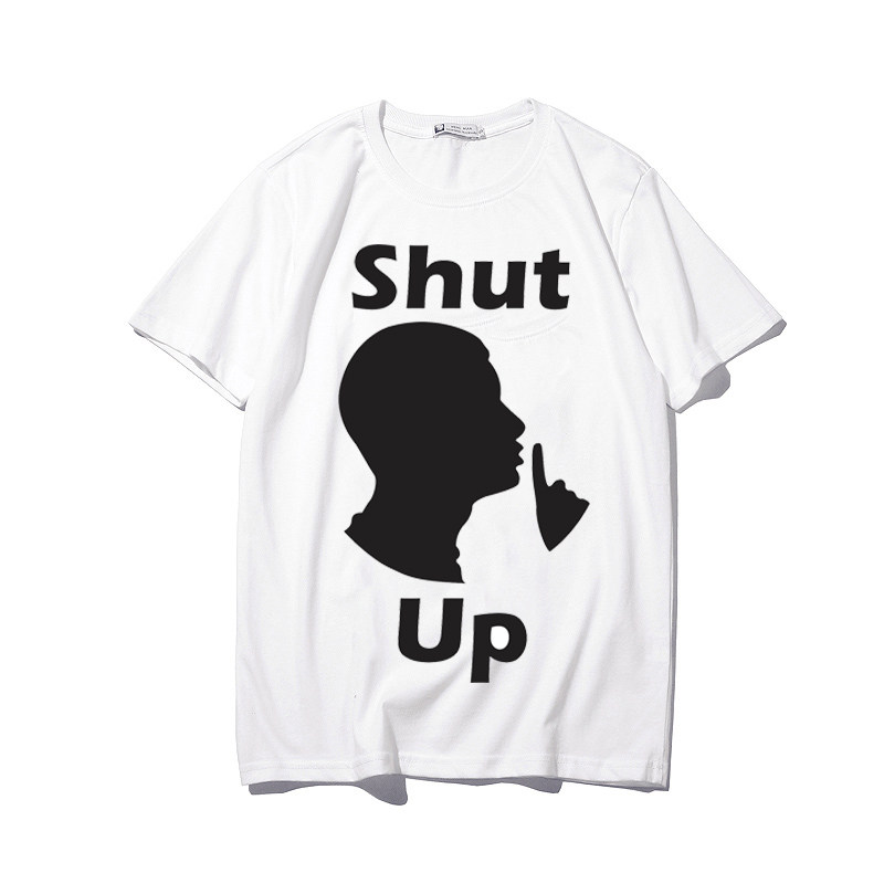 shut网红短袖潮流宽松纯棉潮夏up众国小众t恤