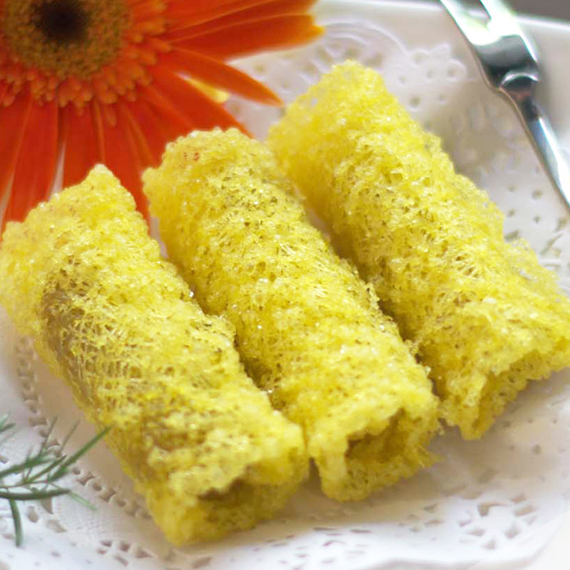 阿诺榴莲卷250g10个油炸小吃速冻半成品米网榴莲卷广式点心小吃