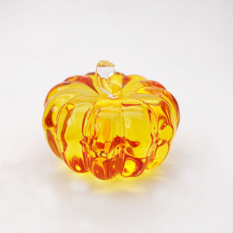 ins轻奢玻璃水晶南瓜小工工艺品桌面创意家居摆件摆件