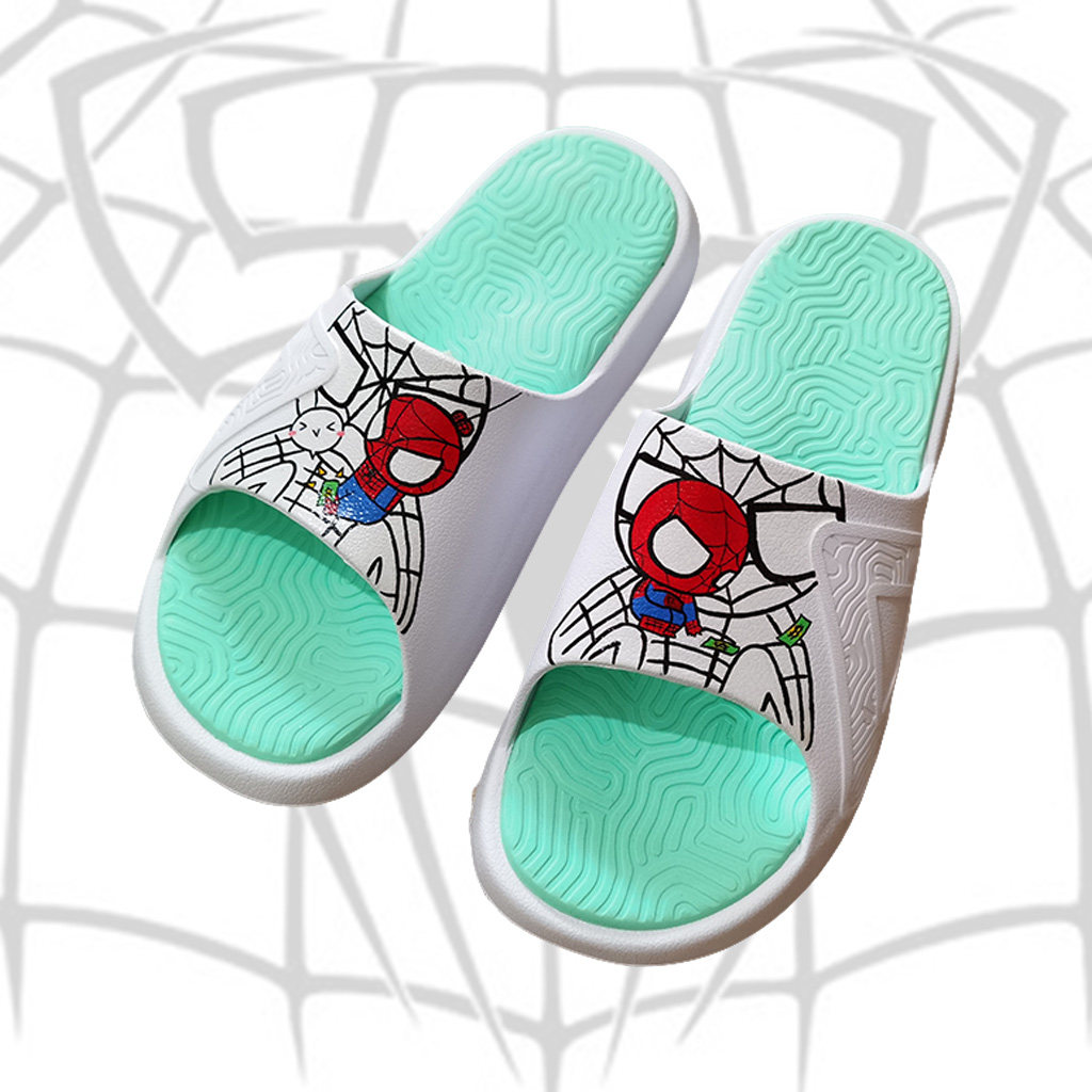 太极拖鞋匹克手绘定制太阳花联名蜘蛛侠diy涂鸦手绘鞋