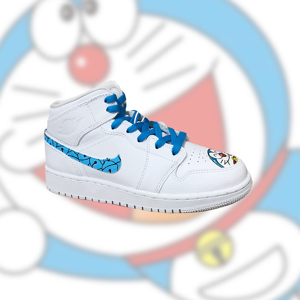 手绘篮球鞋子定制绘画客制diy空军一号af1aj1手绘鞋