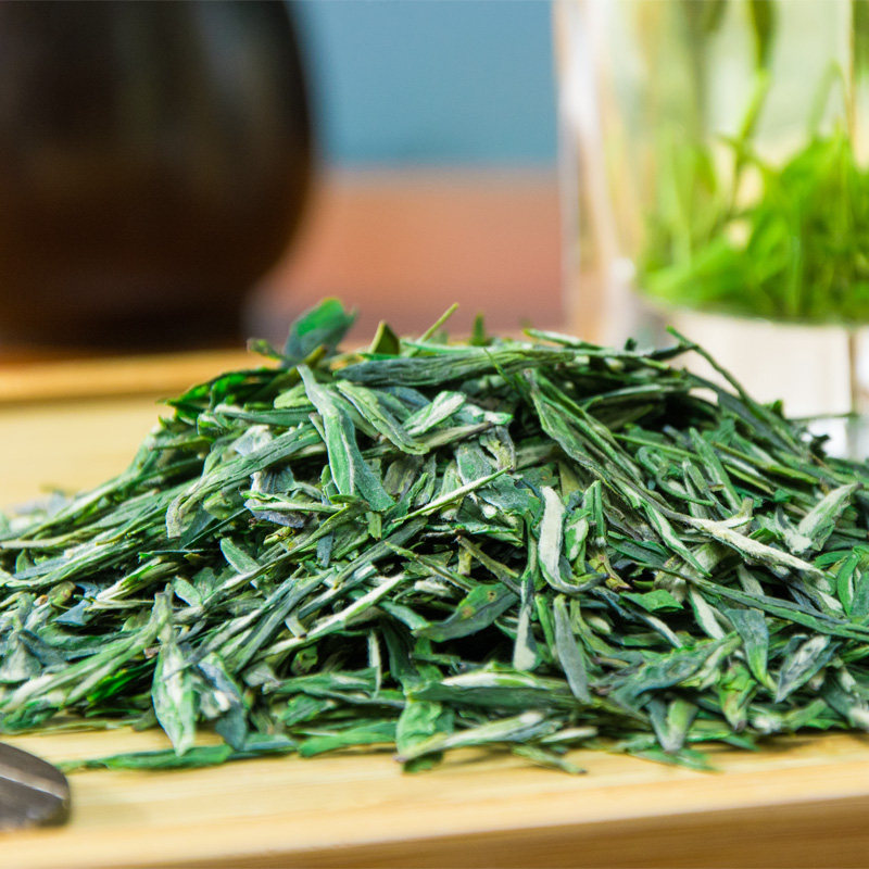 2020年新茶湖北赤壁特产明前茶叶松针炒青龙井其它绿茶