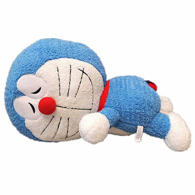 日本正品哆啦机器猫趴趴抱枕叮当猫毛绒公仔玩偶毛绒布艺类玩具