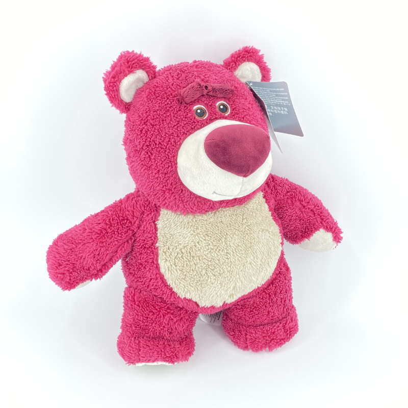 迪士尼正品 可爱草莓熊Q版公仔毛绒玩偶玩具娃娃 草莓香味熊 礼物