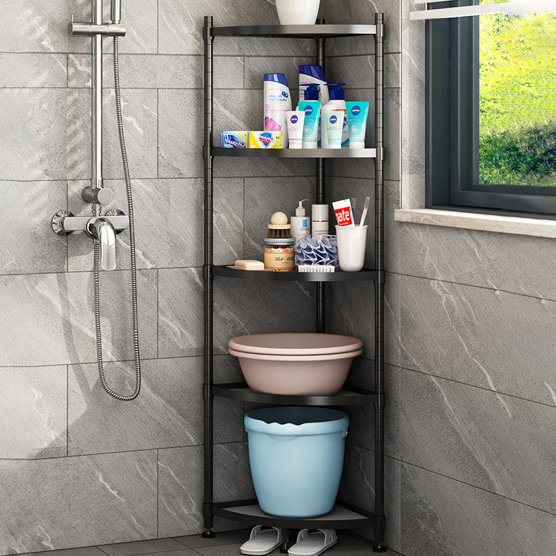 浴室置物架卫生间脸盆架厕所洗手间收纳架子多层三角架浴室角架
