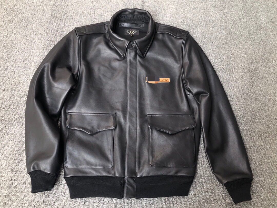 皮夹克a2阿兹阿兹特特克空军飞行皮衣牛皮男士皮衣
