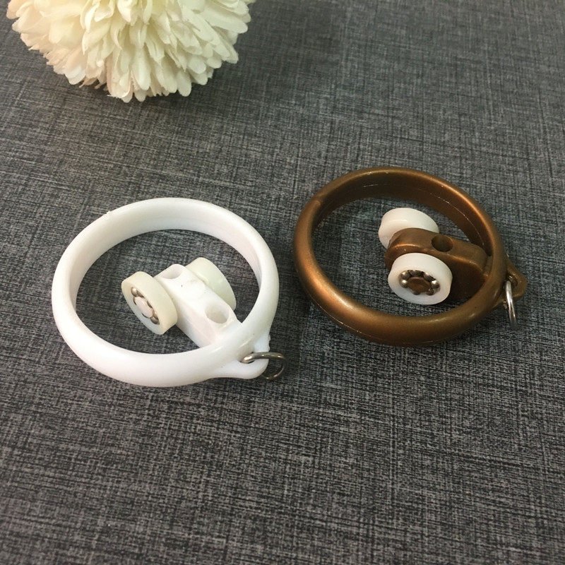 窗帘老式帘带滑轮吊环圈挂圈套环挂环圈套套圈窗帘扣