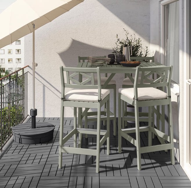 ikea宜家邦德荷蒙户外庭院家具桌椅套件沙发桌椅套件