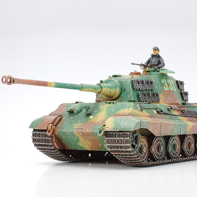 坦克恒辉模型田宫拼装35164德国虎王重型亨舍坦克