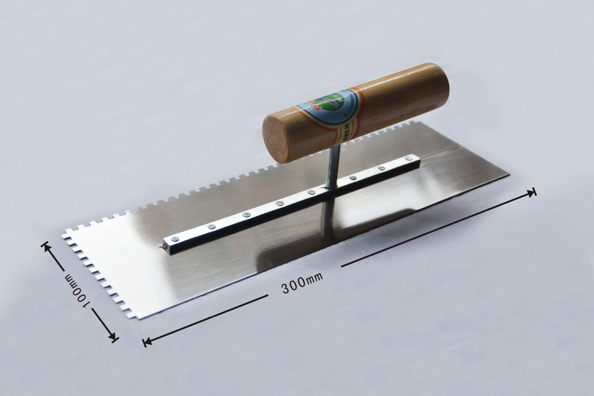 方齿抹泥刀镘刀瓷砖填缝剂美缝剂专用抹刀填缝工具抹泥刀