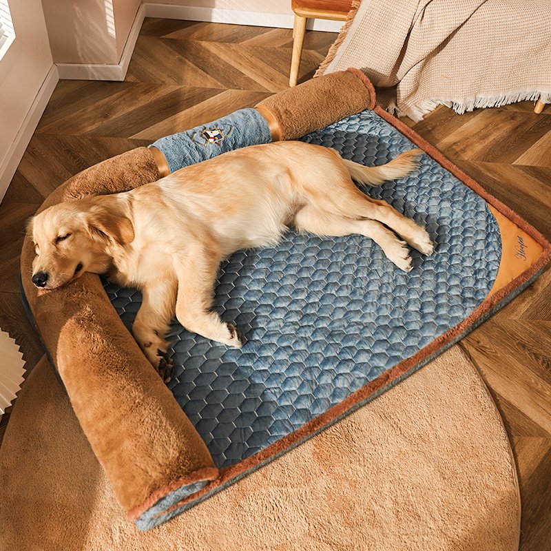 狗窝冬天保暖大型狗狗金毛拉布拉多睡垫拆洗垫子狗窝