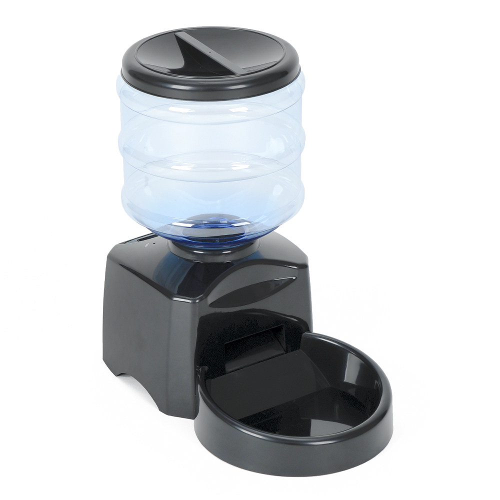 猫咪自动喂食器狗狗定时定量投食器中大型宠物狗粮猫粮按动投喂机