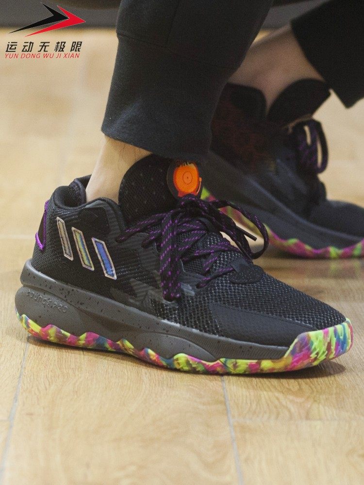 正品阿迪达斯男鞋利拉德8代运动耐磨缓篮球鞋2022运动休闲鞋