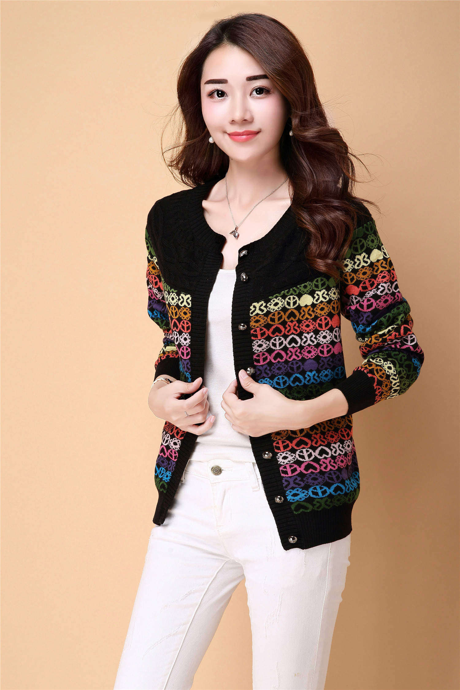 声雨竹2020春秋女装专柜正品国内代购中年针织毛衣