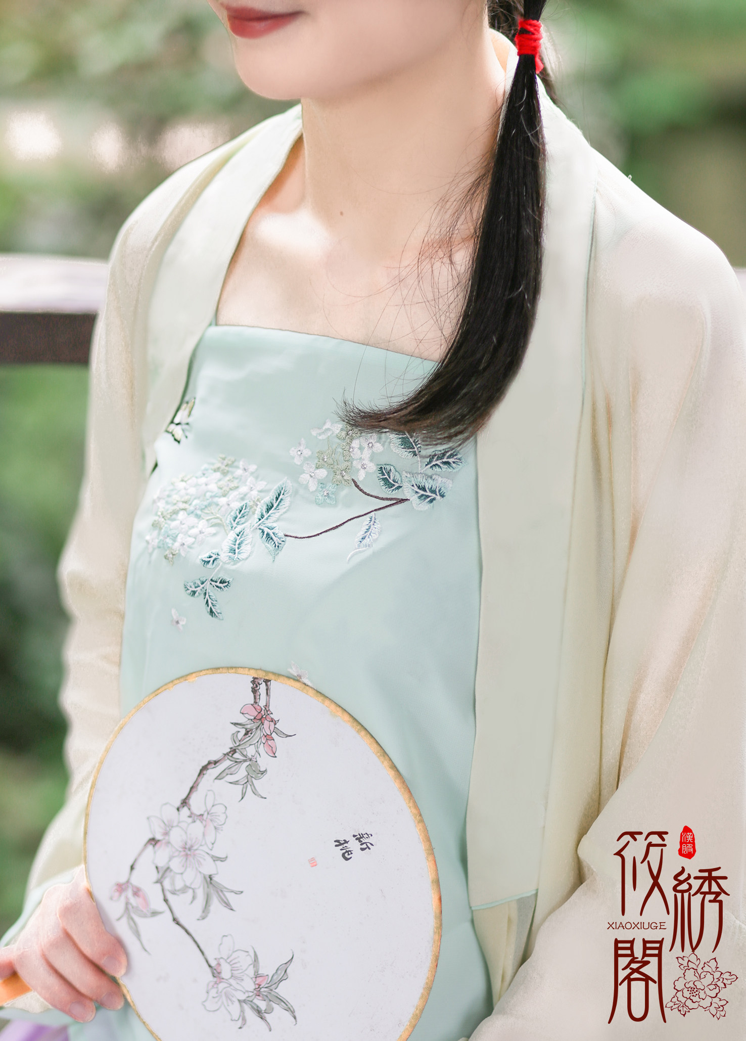 筱绣阁配饰打底夏打底抹胸周边吊带机绣刺绣日常上衣