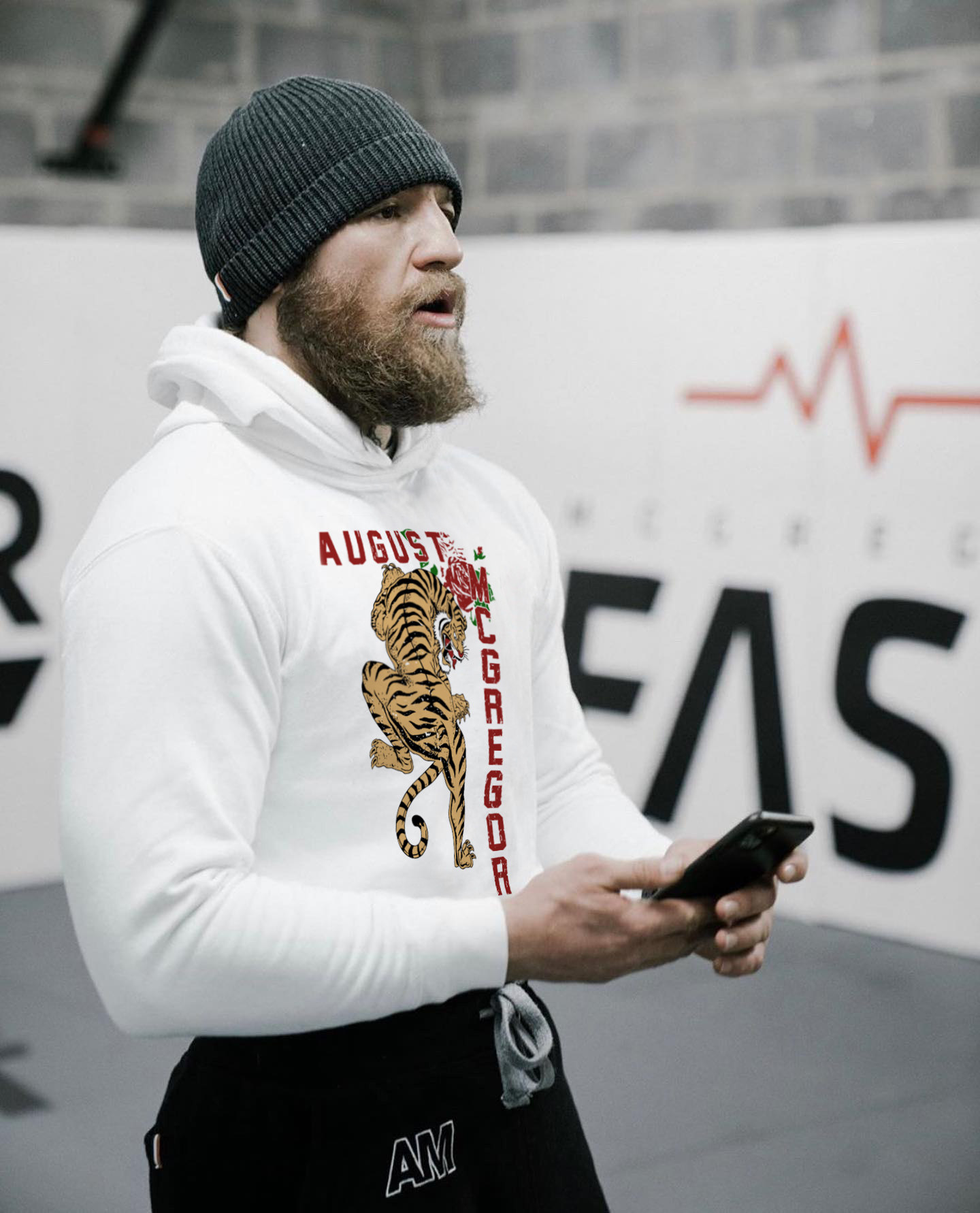 嘴炮ufc康纳麦格雷mma搏击外套连帽衫卫健身运动卫衣