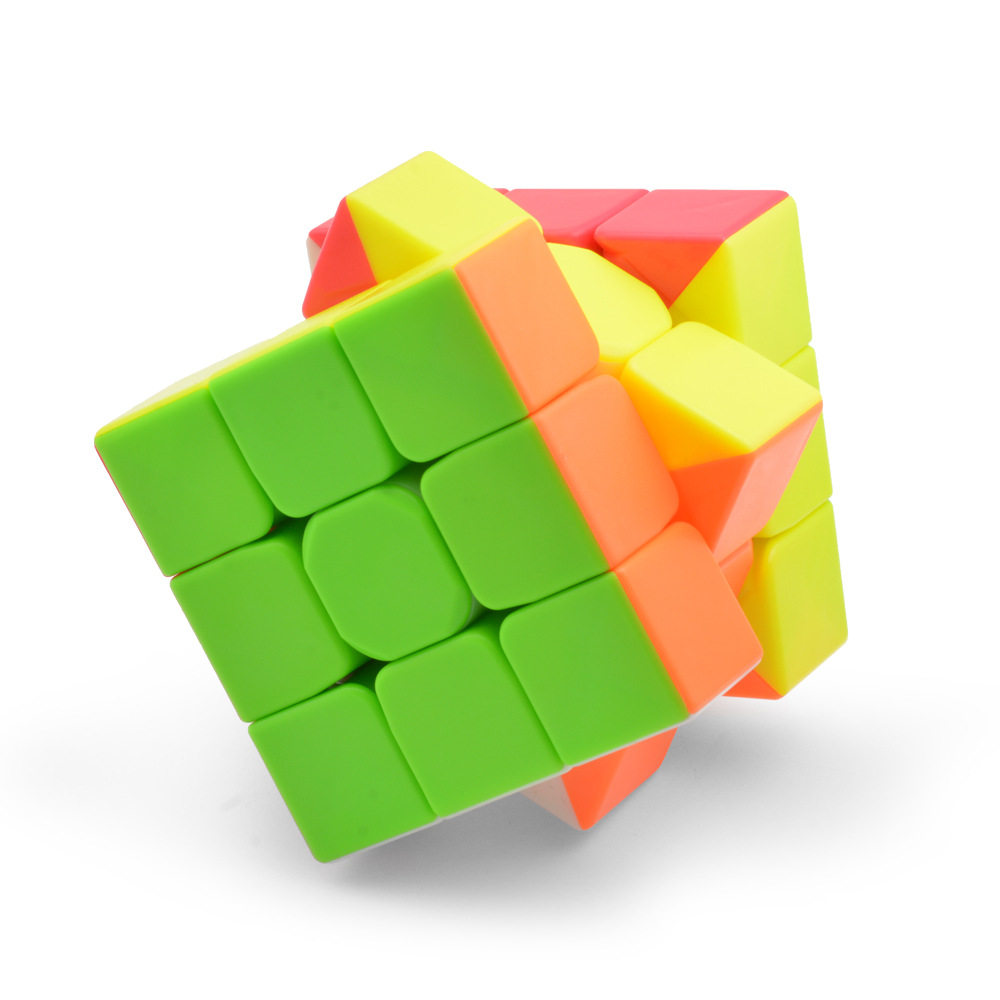 魔方大禹三阶彩色六色升级版勇士魔方格奇艺玩具魔方